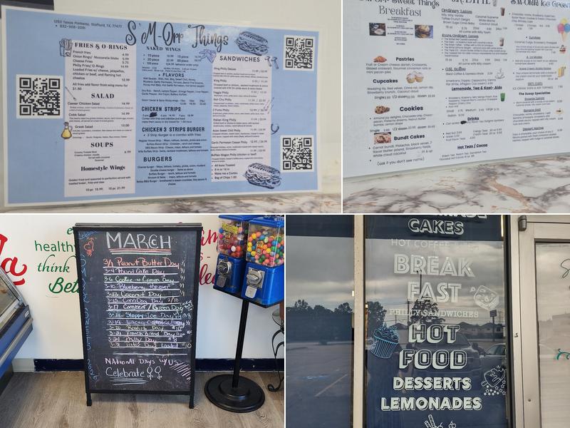 S'M-ORR Sweets & Cafe Menu