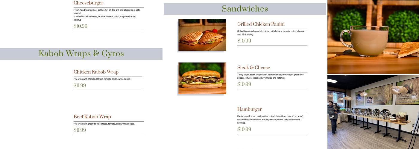 Jummah Bakery Menu
