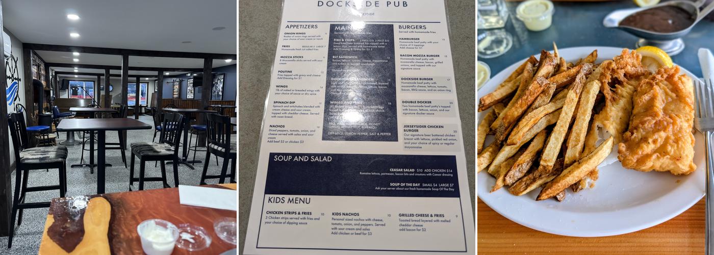 Dockside Pub Menu