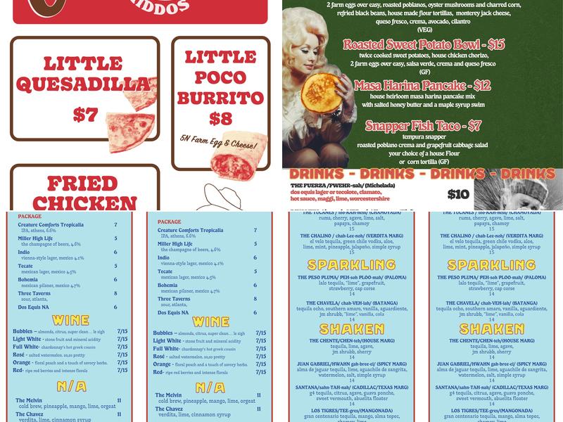 Communidad Taqueria Menu