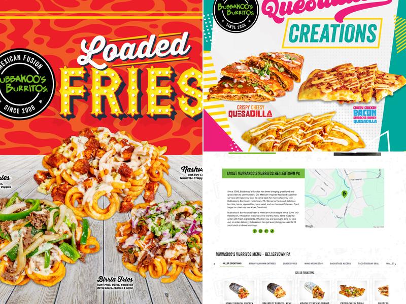 Bubbakoo's Burritos Menu