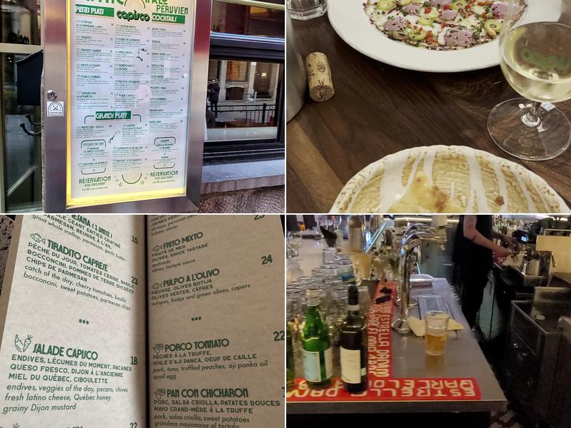 Capisco Menu