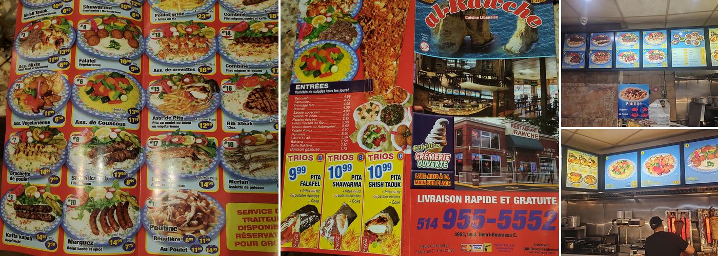 Restaurant Al-Rawche Menu