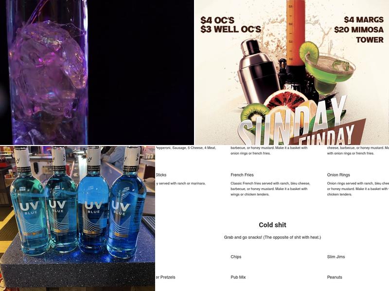 Orchard Mesa Cruisers Menu