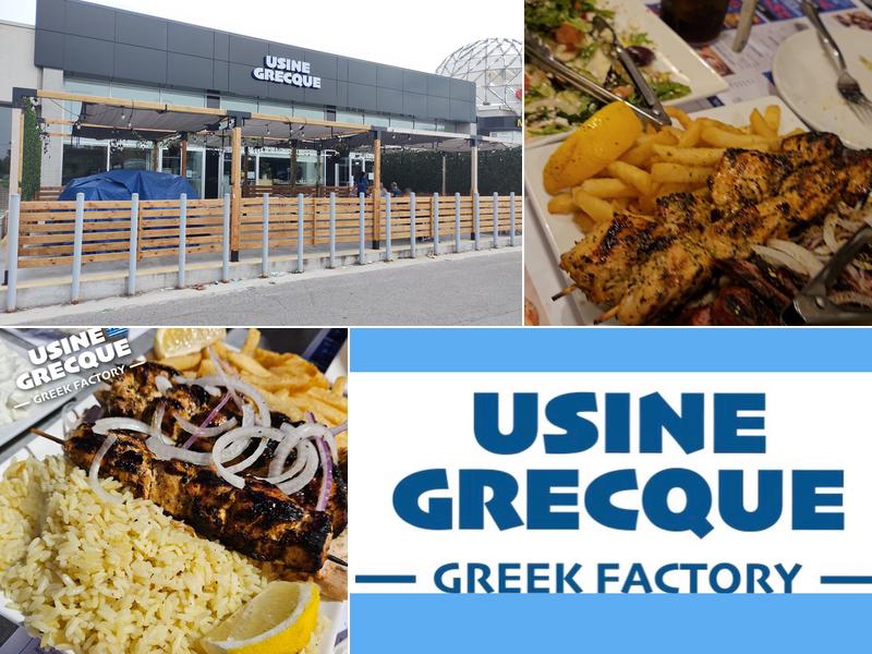 Usine grecque Souvlaki St Leonard