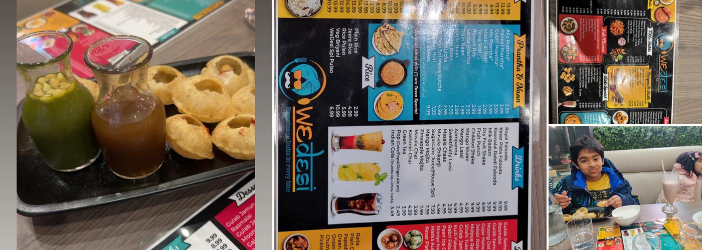 WeDesi Menu