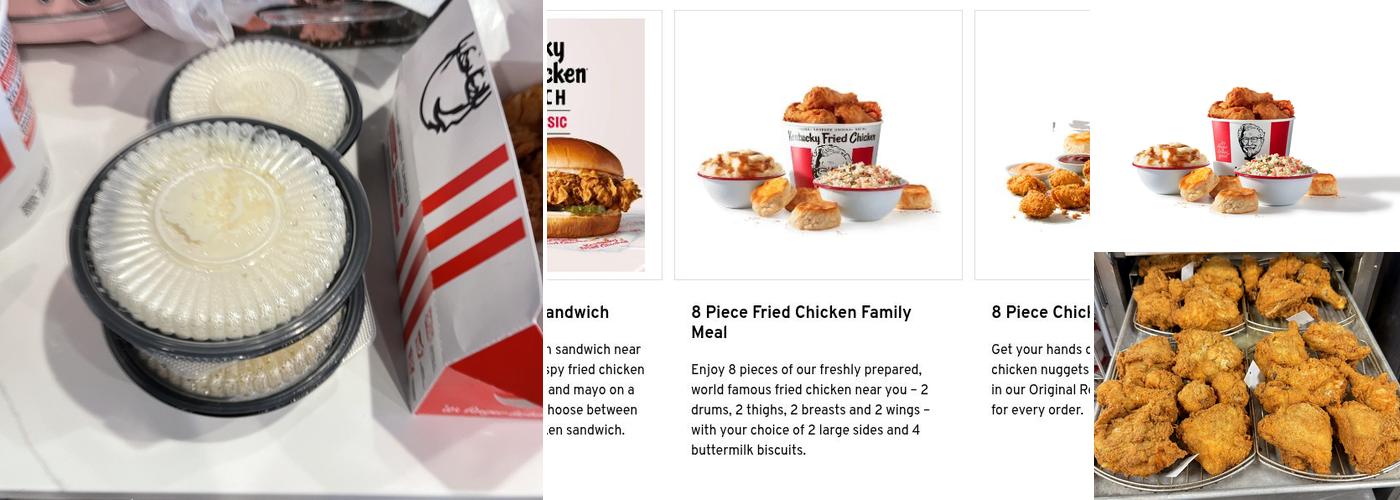 KFC Menu