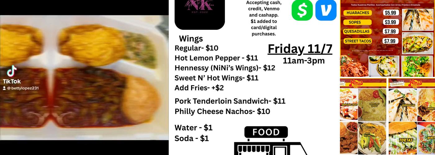 Nini’s Kitchen Menu