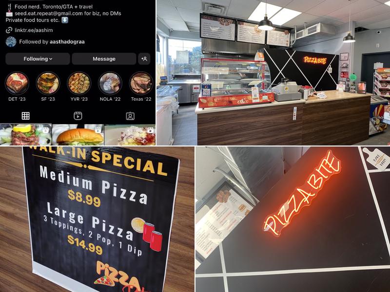 Pizza Bite Menu