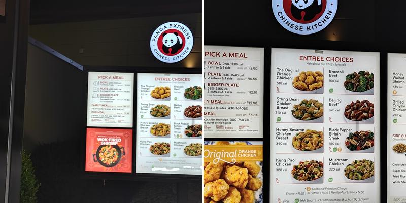 Panda Express Menu