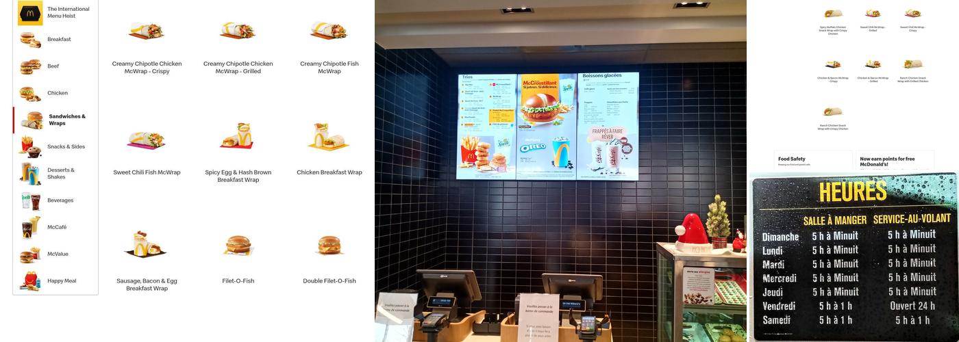 McDonald's Menu