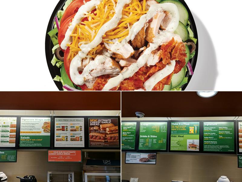 Subway Menu