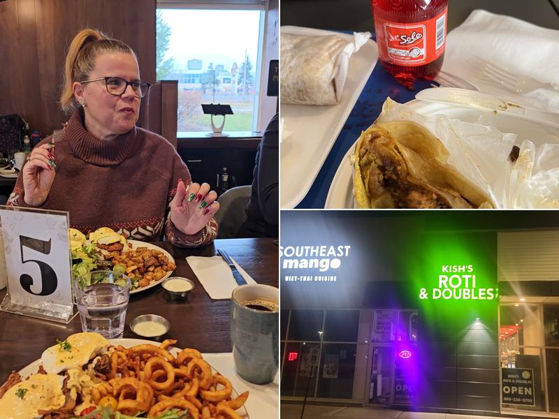 Kish's Roti & Doubles 5019 Spectrum Way Unit A2, Mississauga