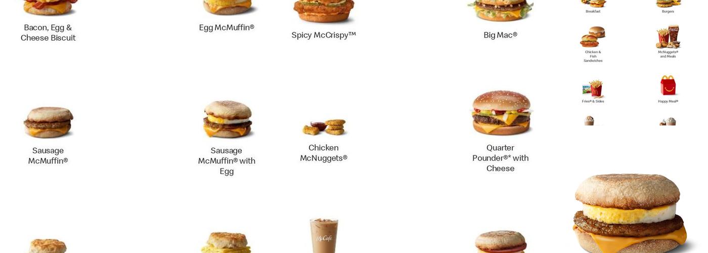 McDonald's Menu