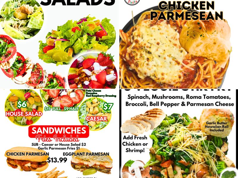 HAPPY EATS PASTA Menu