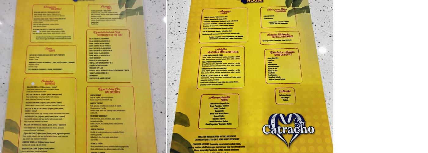 Chicken House #5 Menu