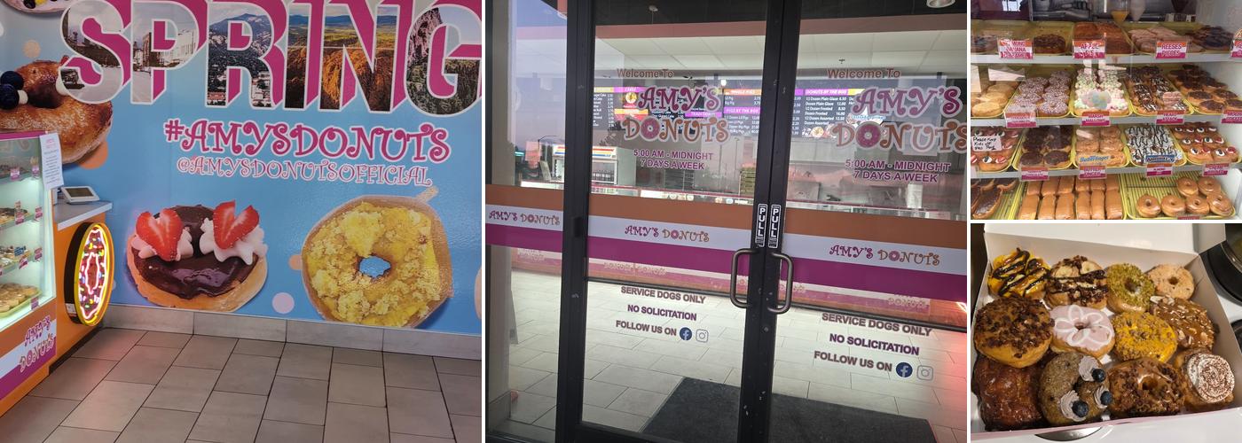 Amy's Donuts Menu