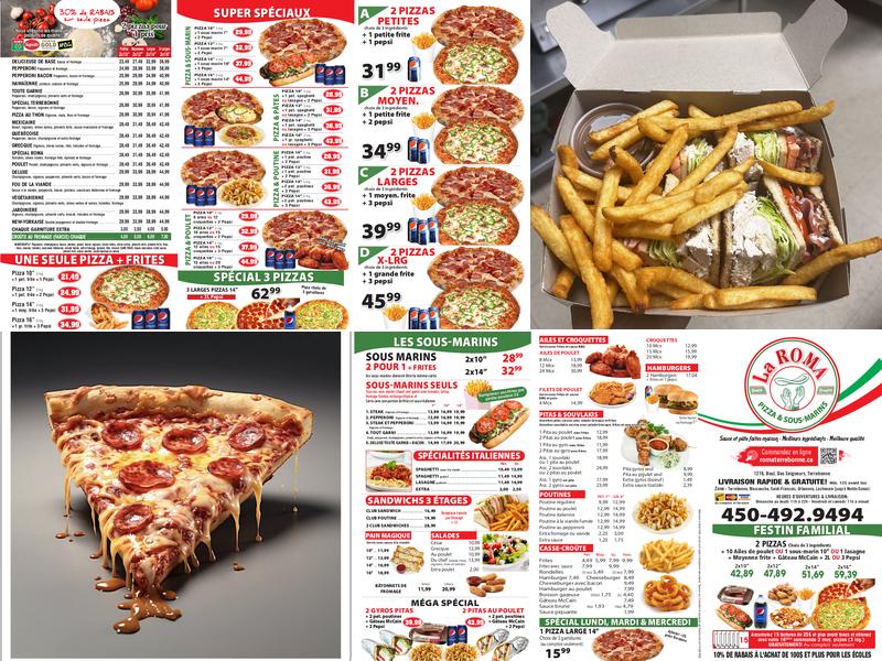 La Roma - Terrebonne Menu