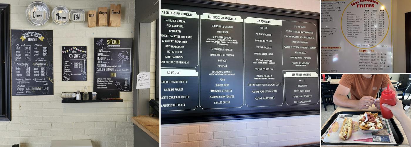 Auger Grand-Mere Menu