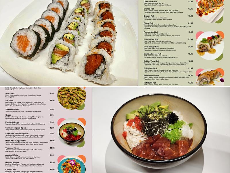 YOCOMO Sushi Menu