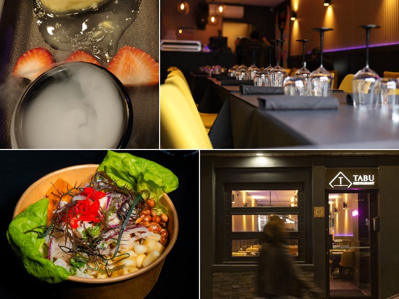Restaurant Tabu Menu