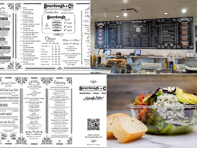 Sourdough & Co. Menu
