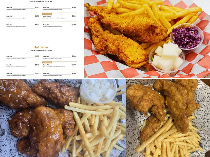 KO Chicken Menu