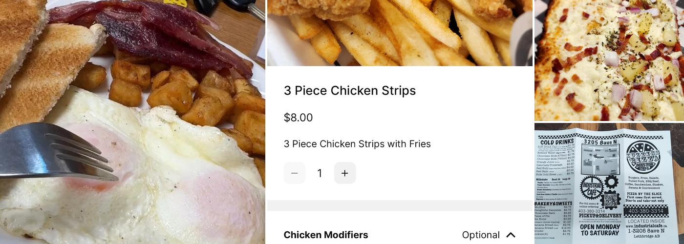 Industrial Café Menu