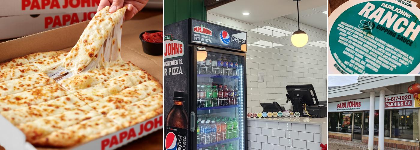 Papa Johns Pizza Menu