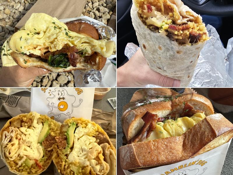 Scramblin' Egg Menu