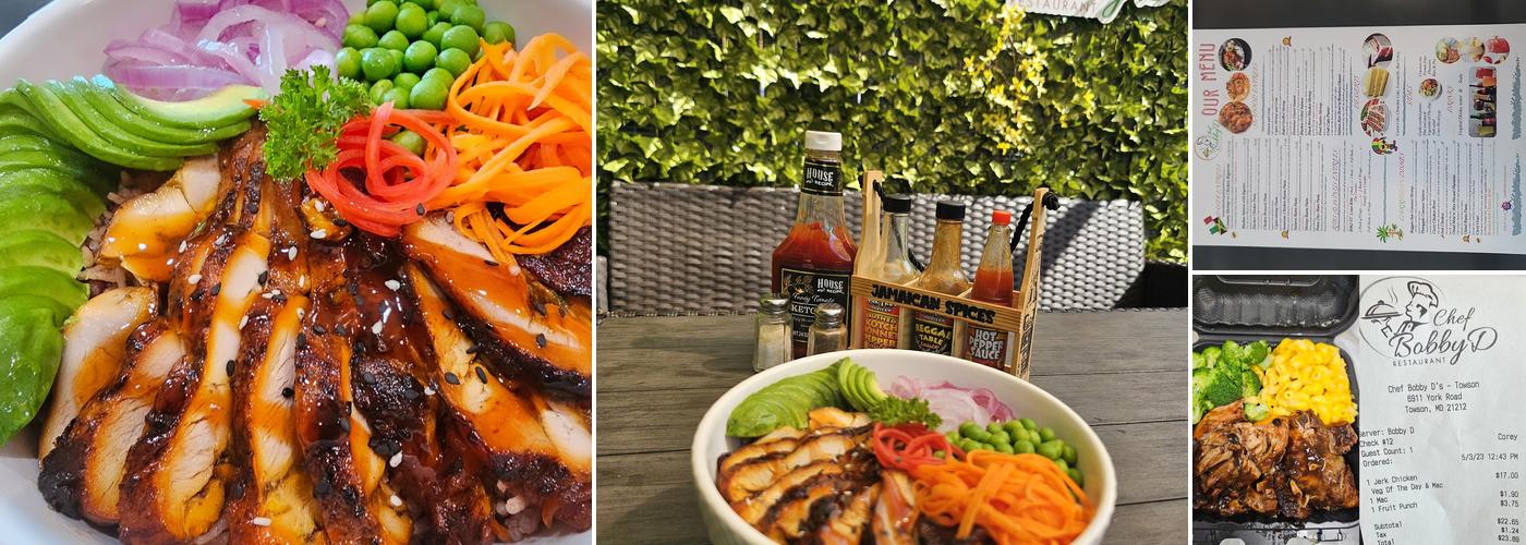 Chef BobbyD Restaurant Towson Menu