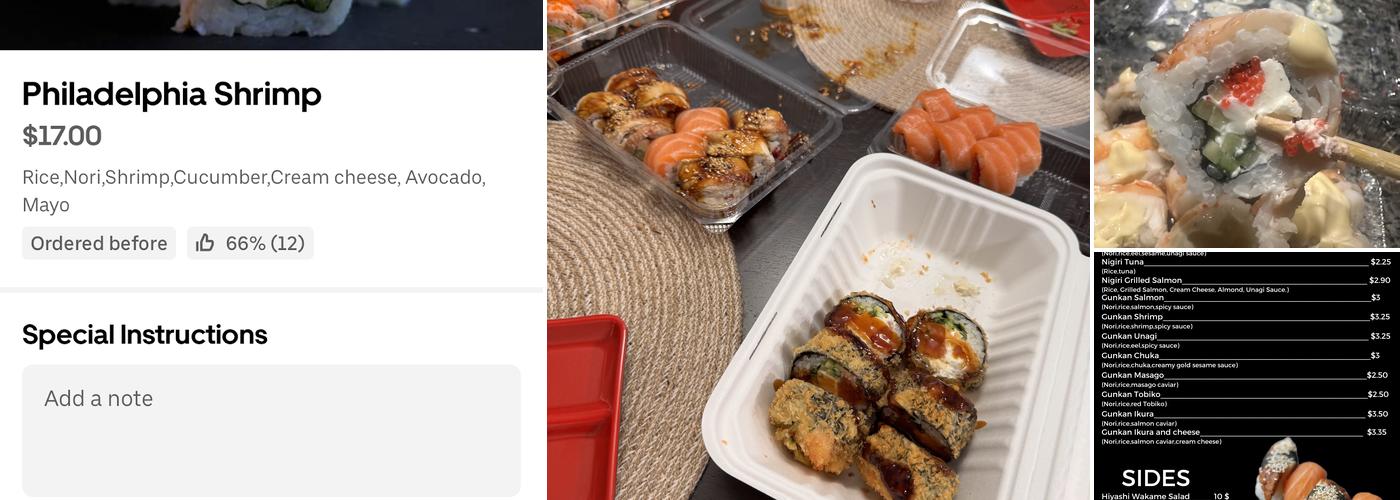 UkrRoll Menu