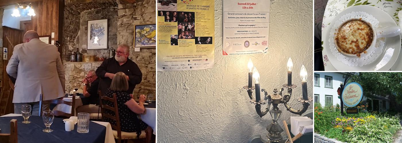 Le Moulin de St-Laurent Menu