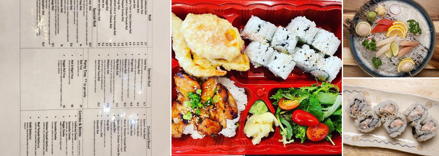 Sushi Flamingo Kitsilano Vancouver Menu