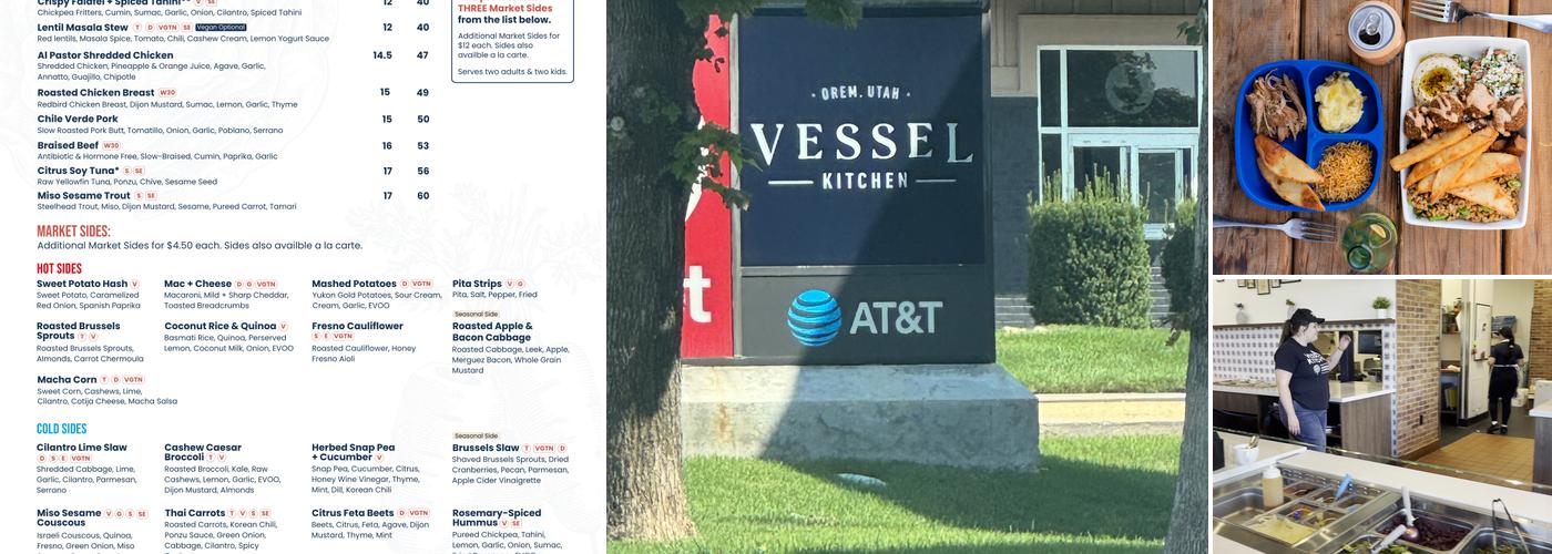 Vessel Kitchen Menu