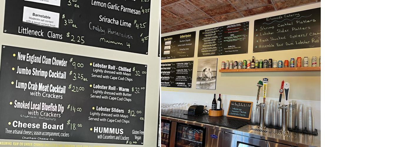 Elwood's Raw Bars Menu