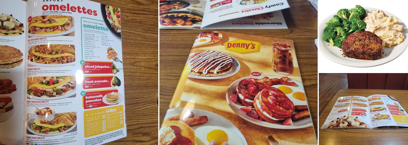 Denny's Restaurant Menu