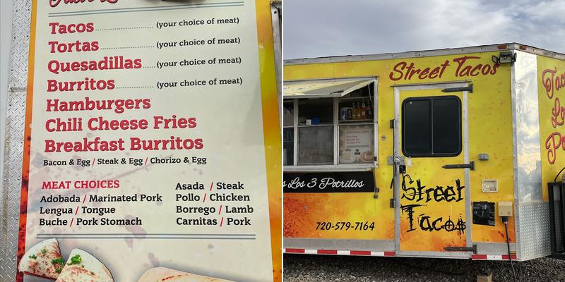 Tacos los 3 Potrillos Menu