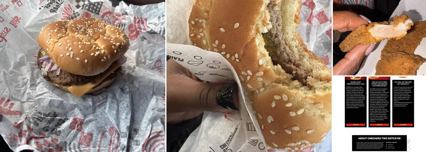 Checkers Menu
