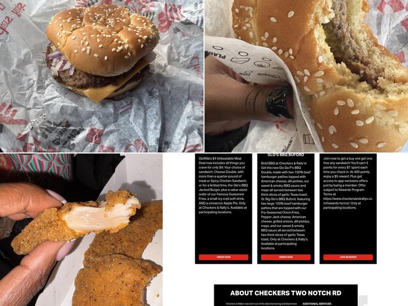Checkers Menu