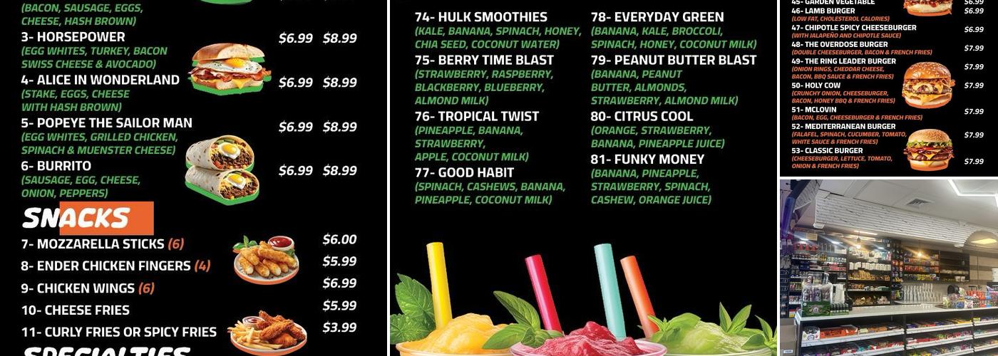 F & A Gourmet Deli 2 Menu