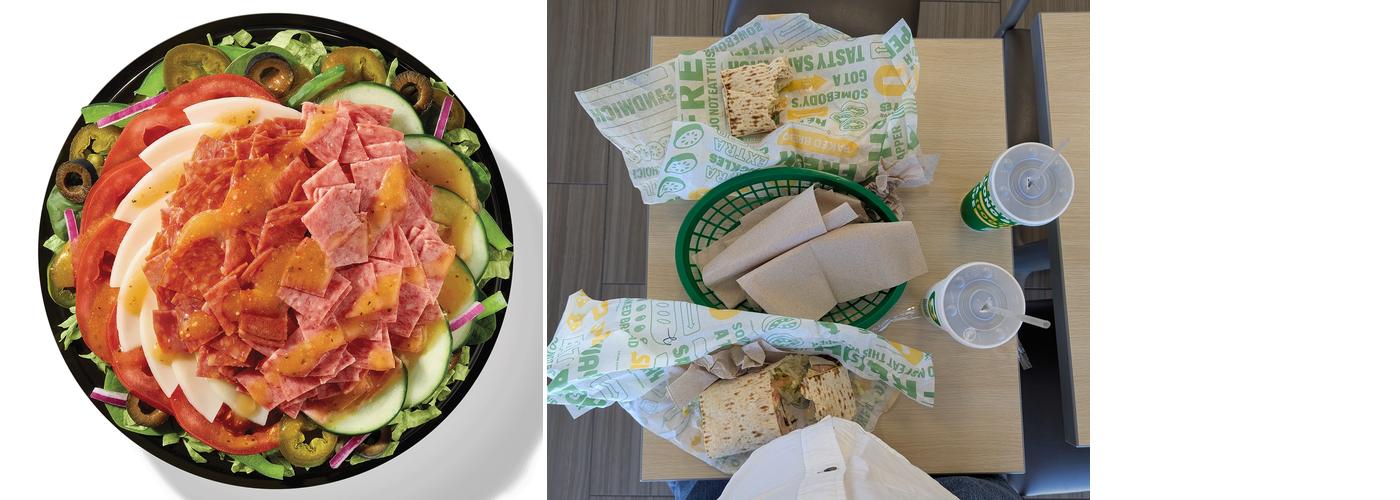 Subway Menu