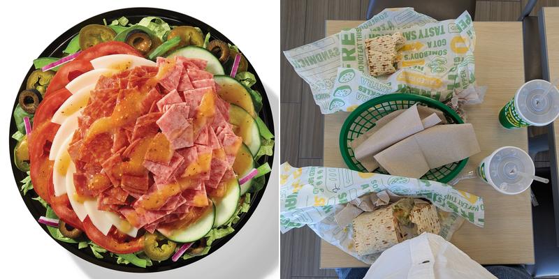 Subway Menu