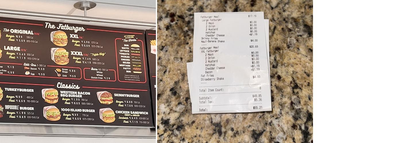 Fatburger & Buffalo's Express Menu