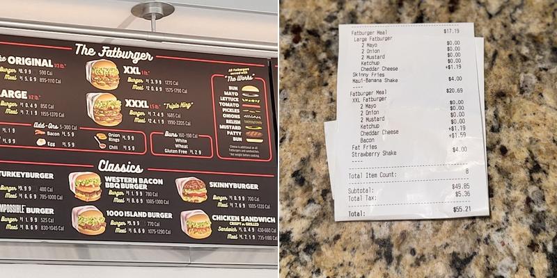 Fatburger & Buffalo's Express Menu