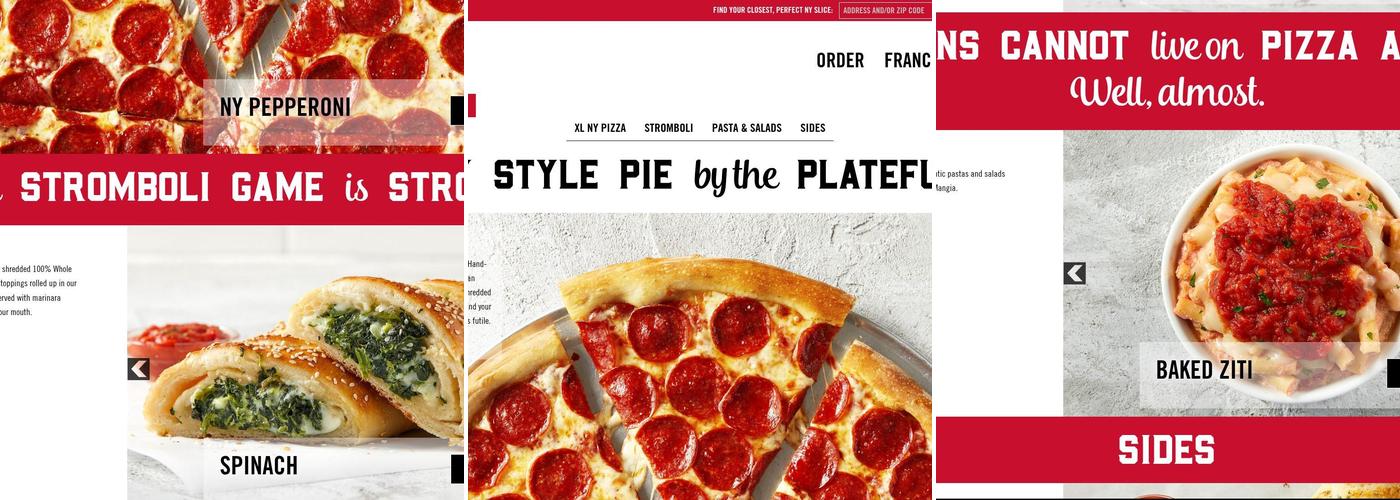Sbarro Menu