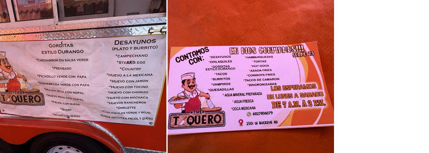 THE TAQUERO Menu