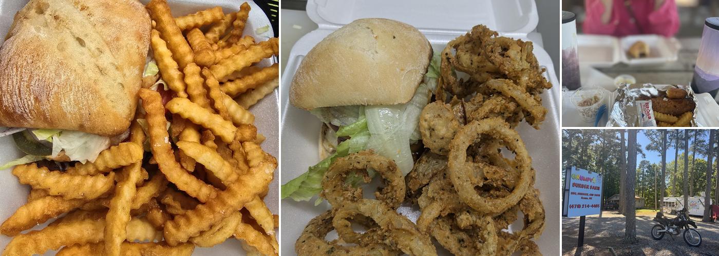 Grumpys Burger Barn Menu