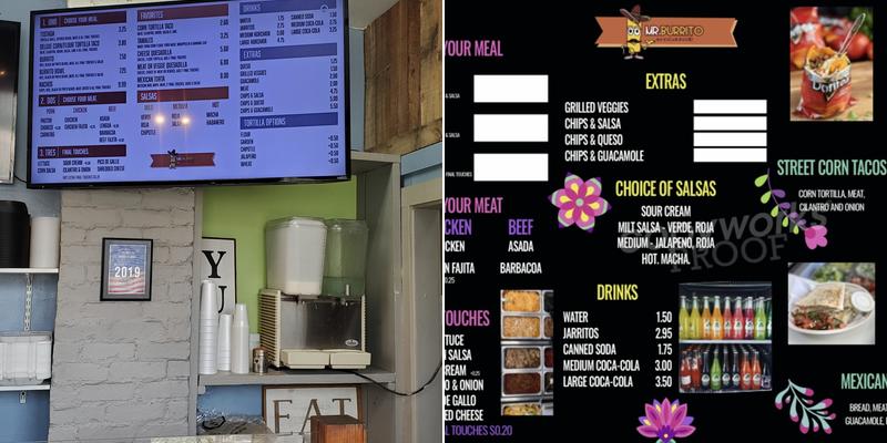 MR BURRITO FOOD TRUCK Menu