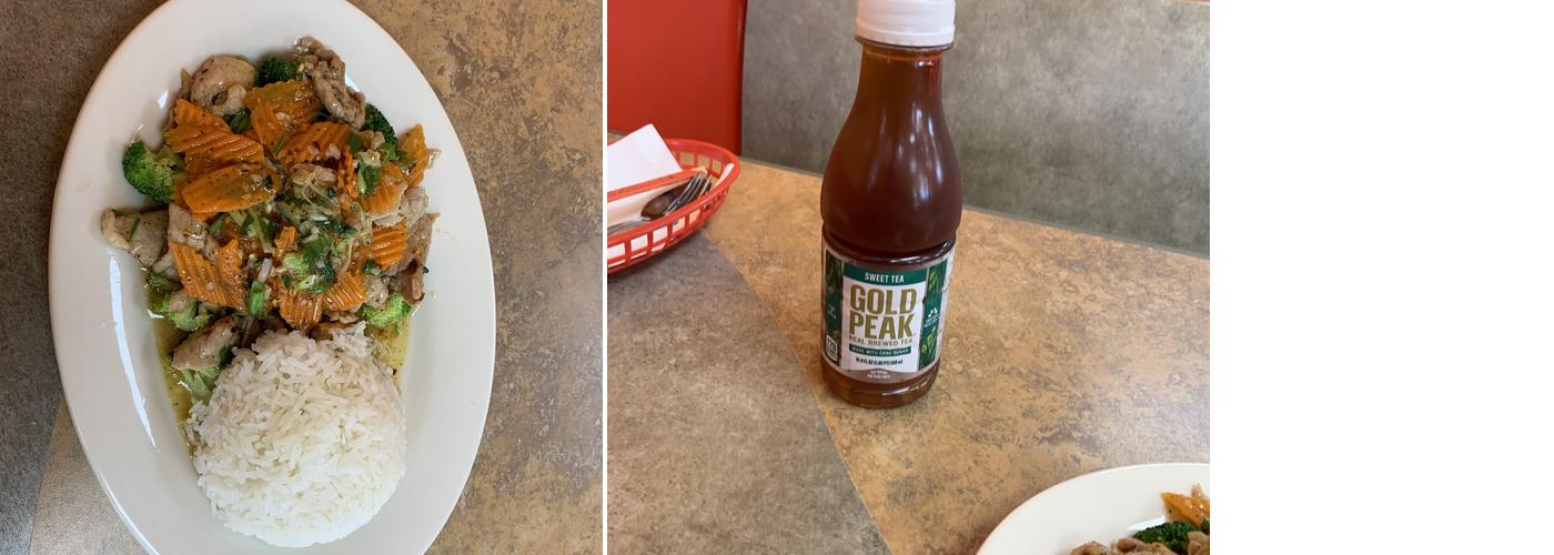 Wrights donuts and thai Menu